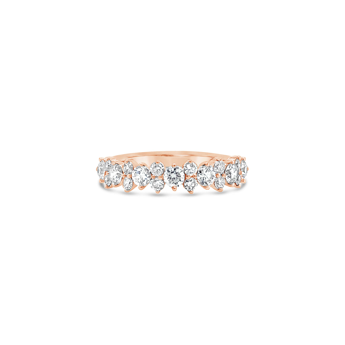 Diamond Design Band in Platinum