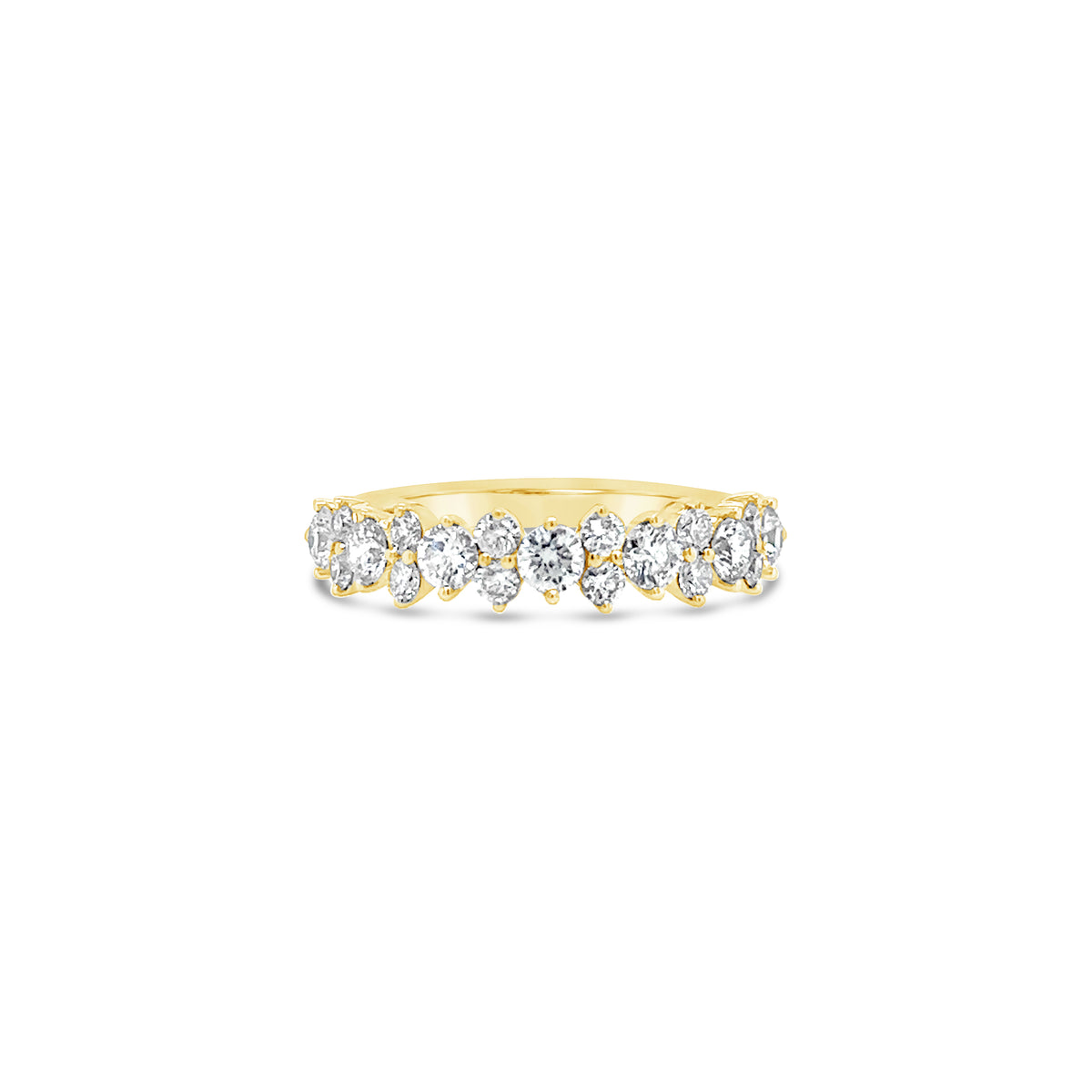 Diamond Design Band in Platinum