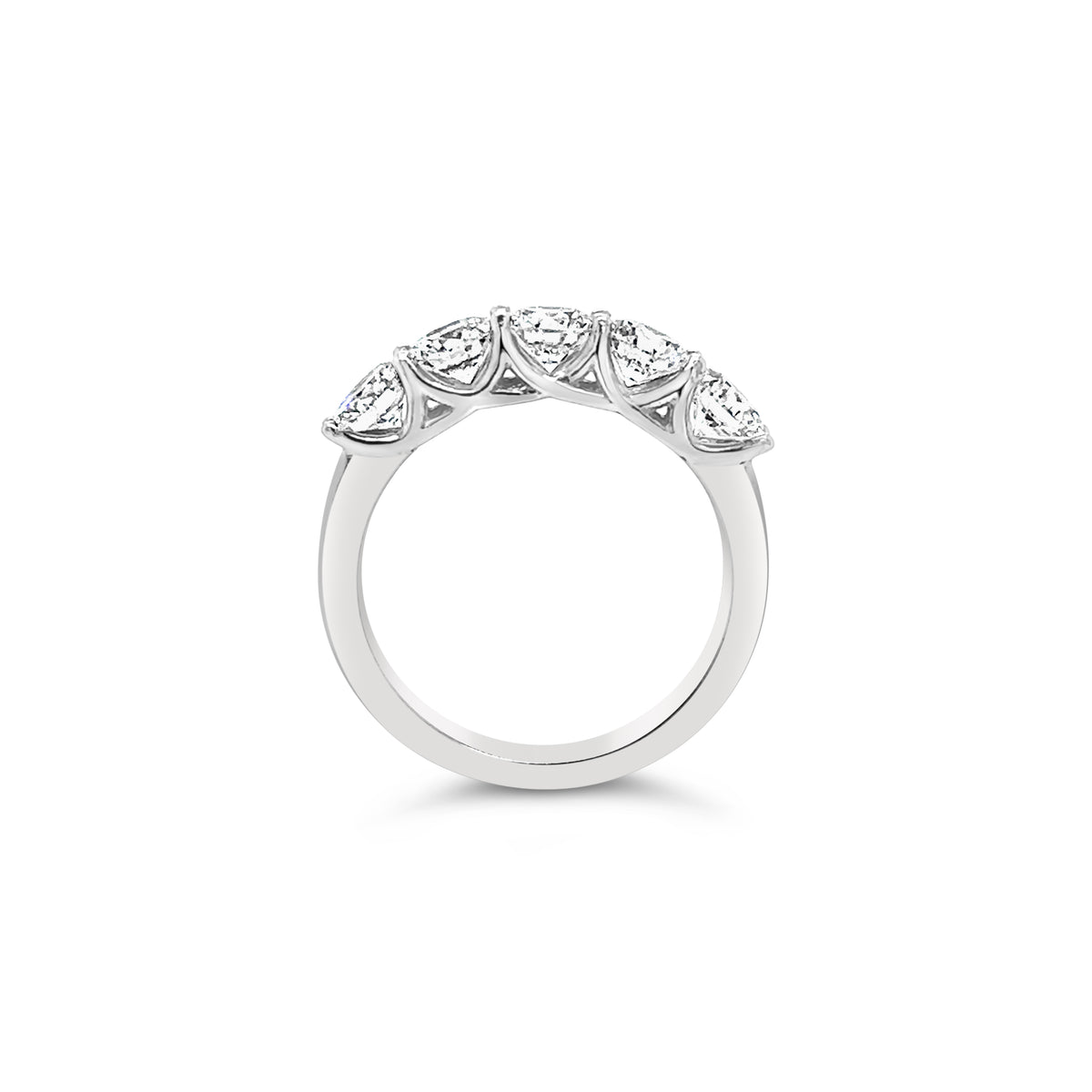 Round Diamond Eternity Ring In Yellow Gold