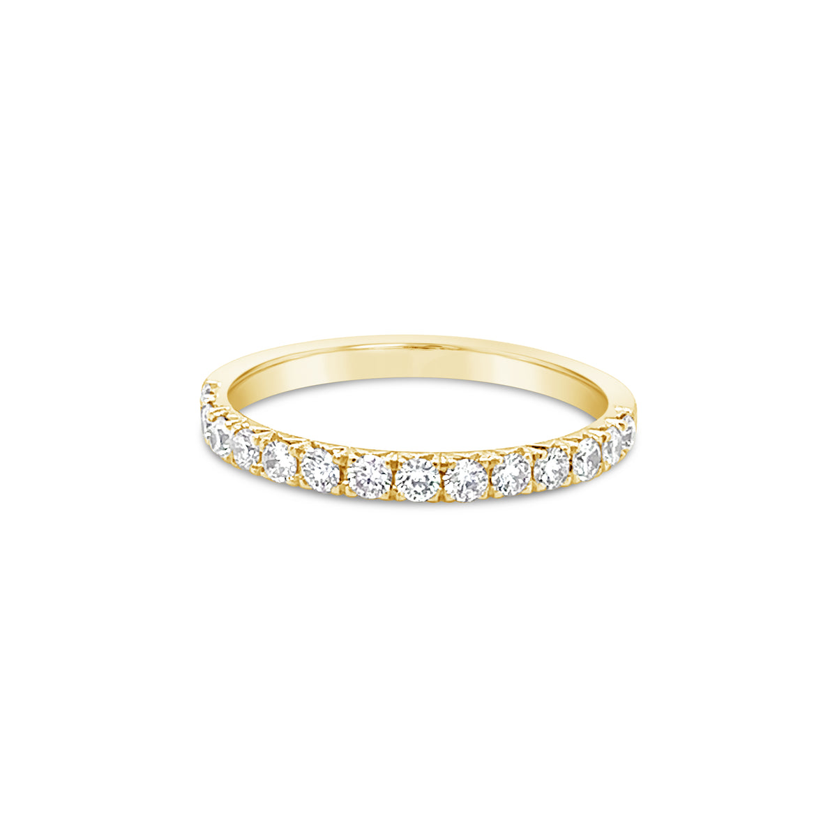 French Cut Diamond Band 2.2mm in Platinum