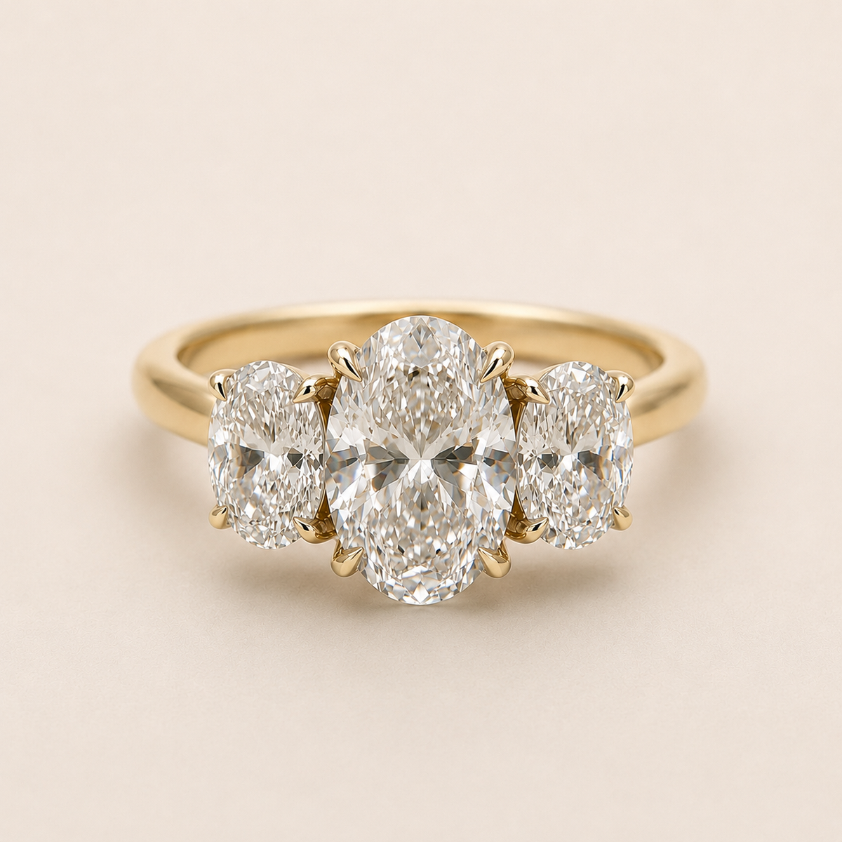 1.37ct Oval Trois