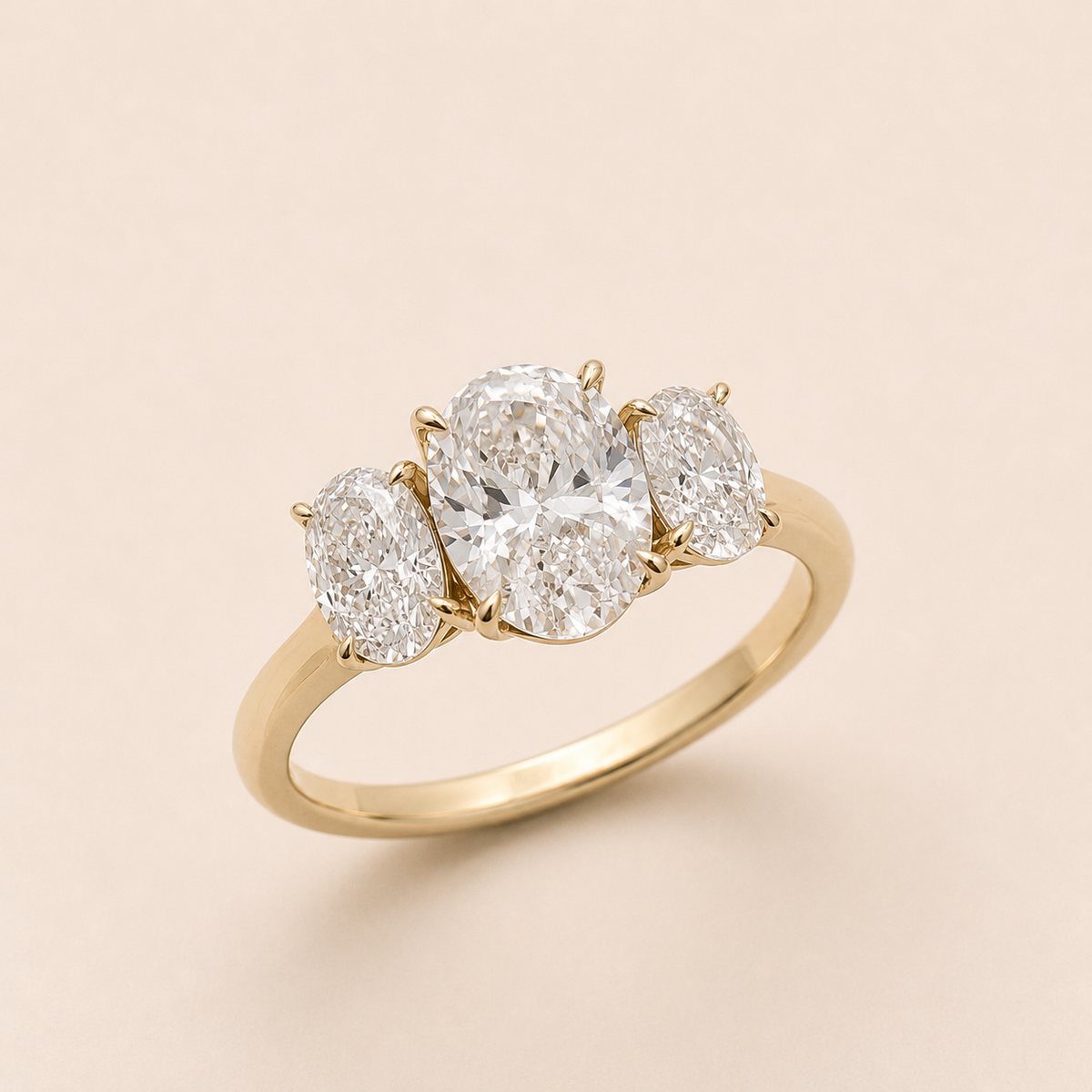 1.37ct Oval Trois
