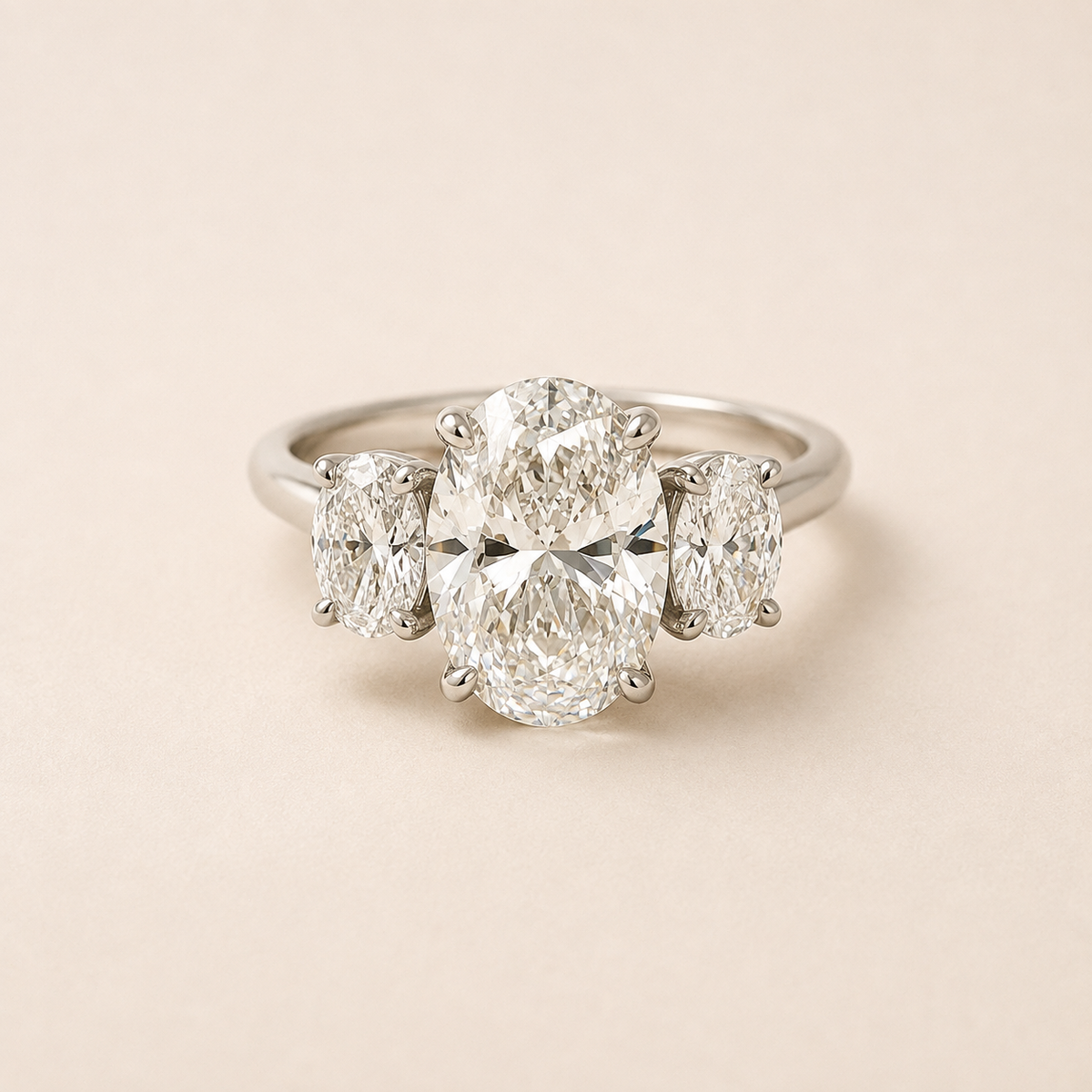 3.52ct Oval Trois