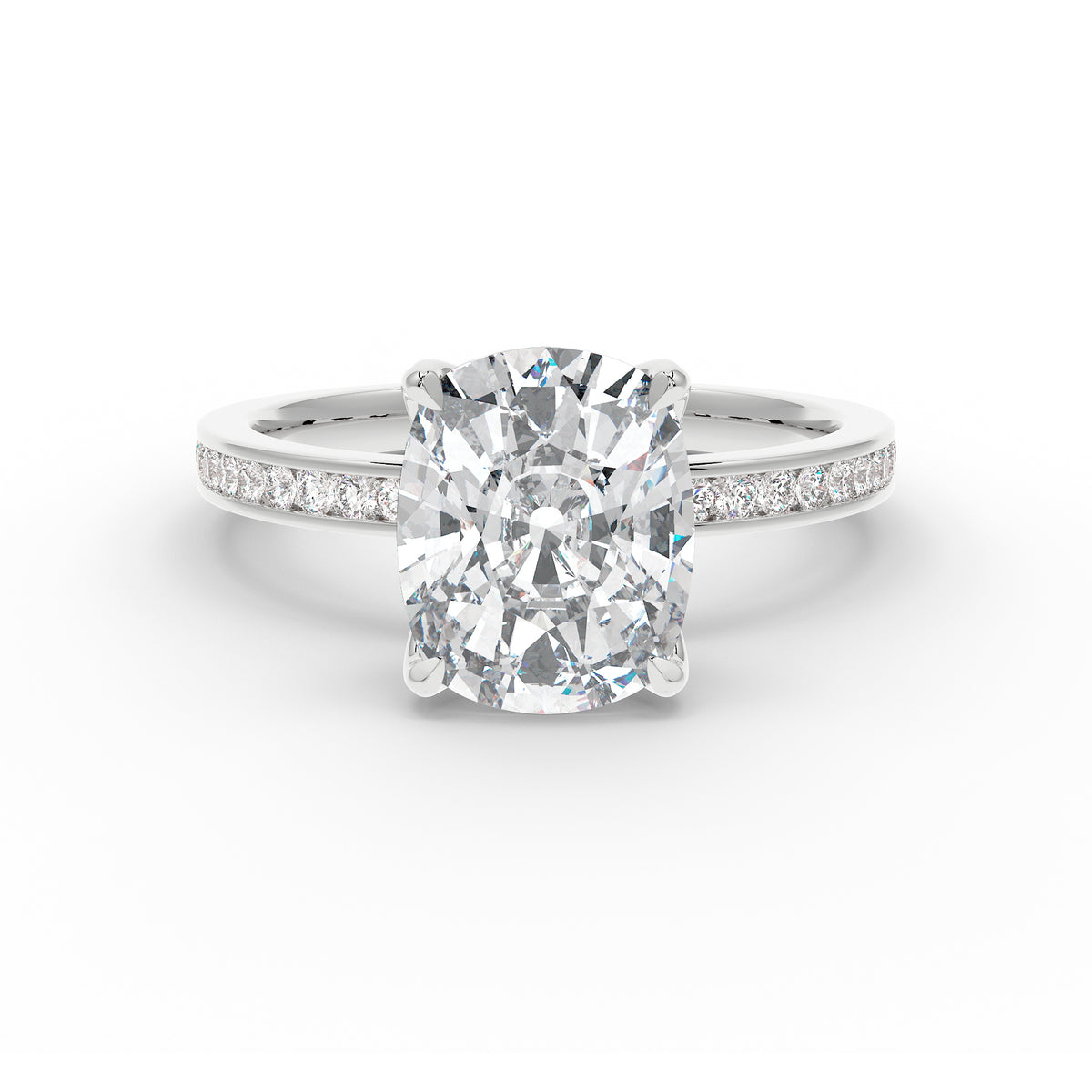 The Flora Channel | Cushion Cut