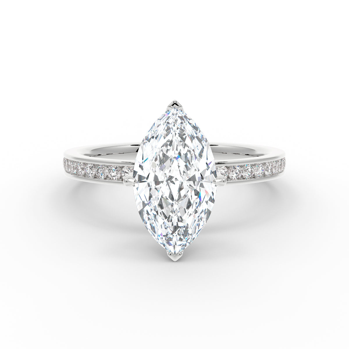 The Flora Channel | Marquise Cut