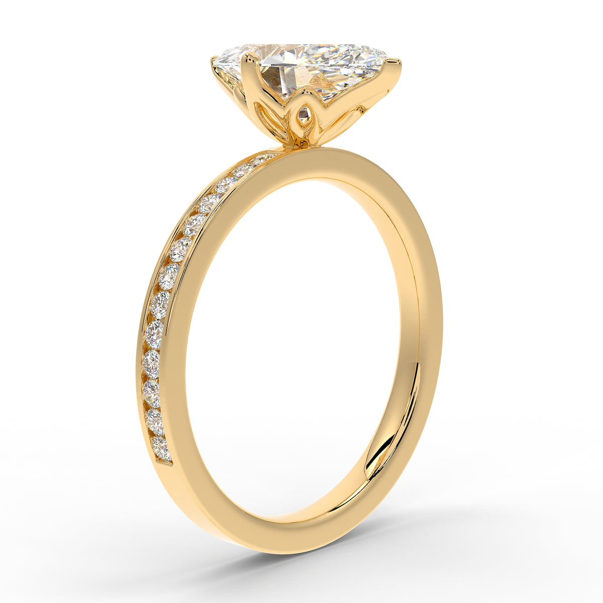 The Flora Channel | Marquise Cut