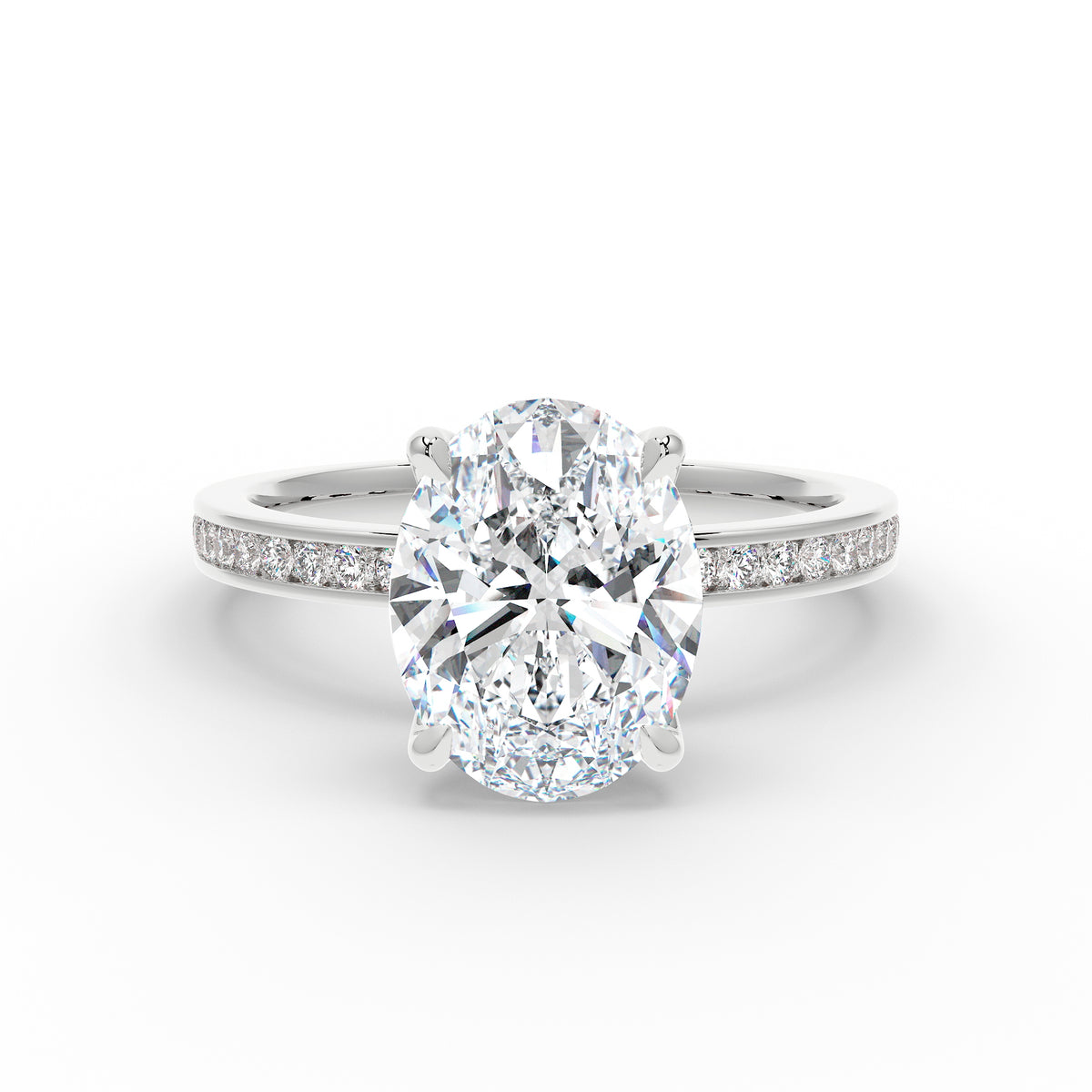 The Flora Channel | Oval Cut