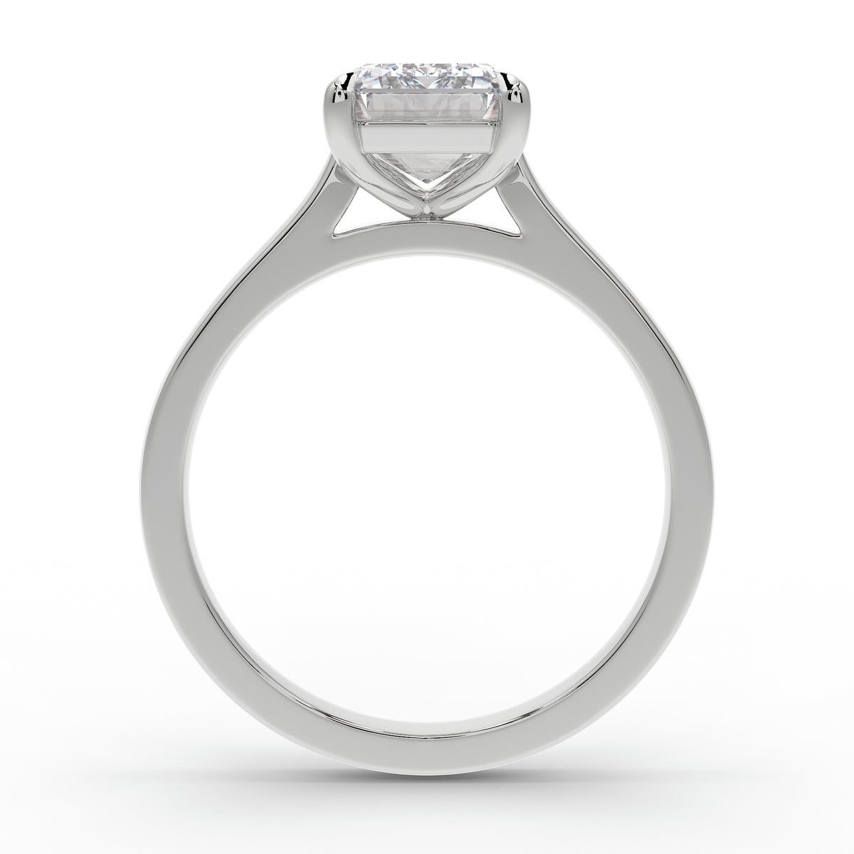 The Mira Solitaire | Emerald Cut