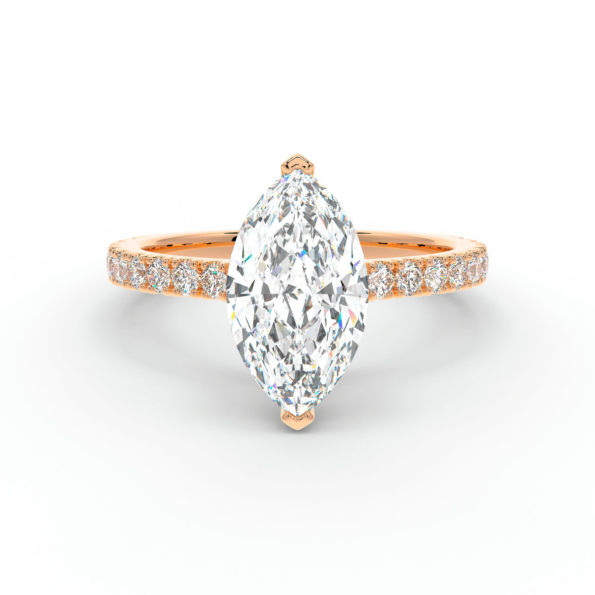 The Mira Luxe | Marquise Cut