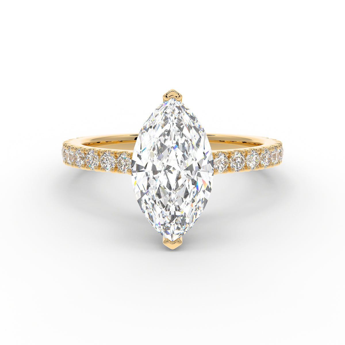 The Mira Luxe | Marquise Cut