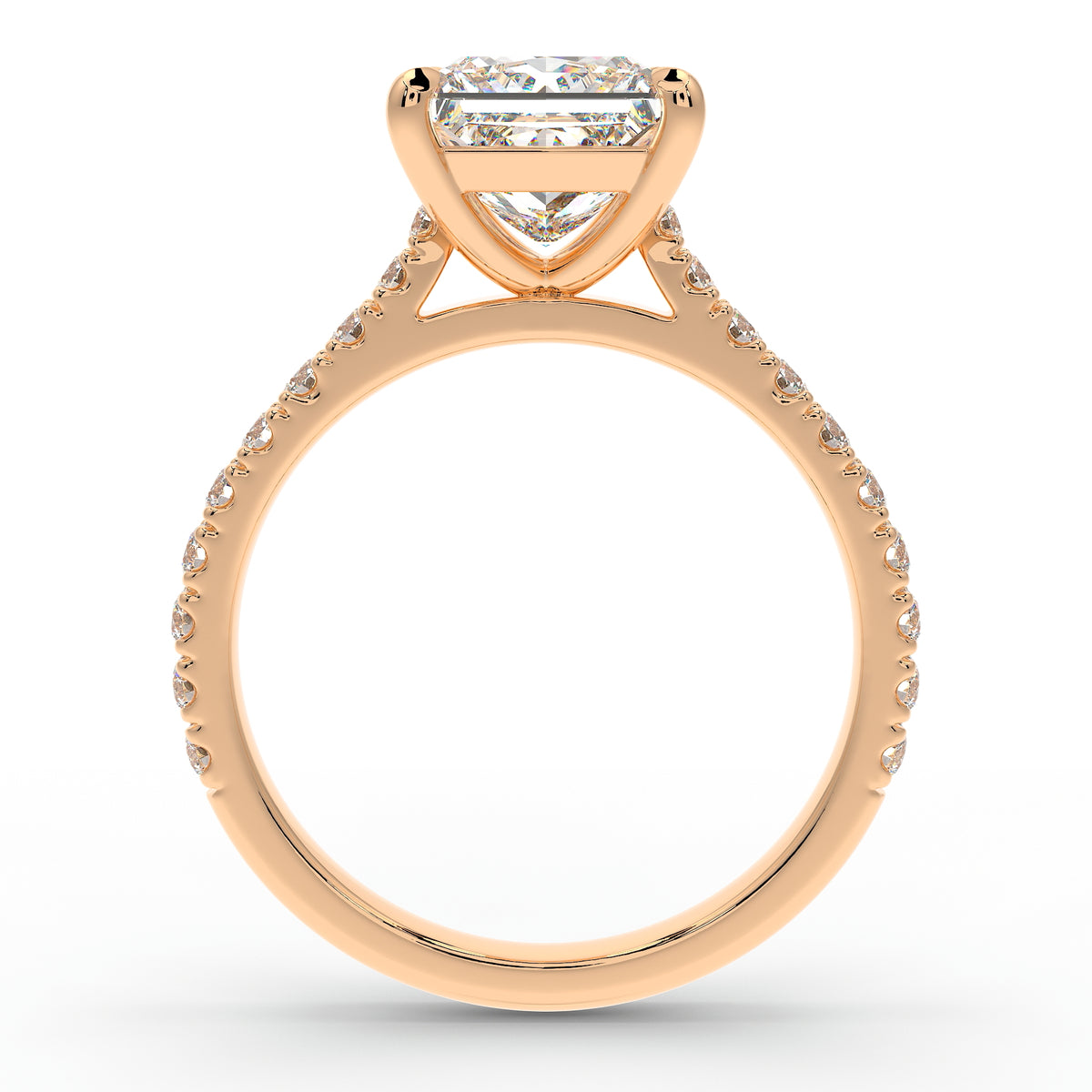 The Mira Pave | Princess Cut
