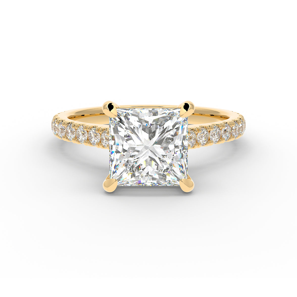 The Mira Pave | Princess Cut