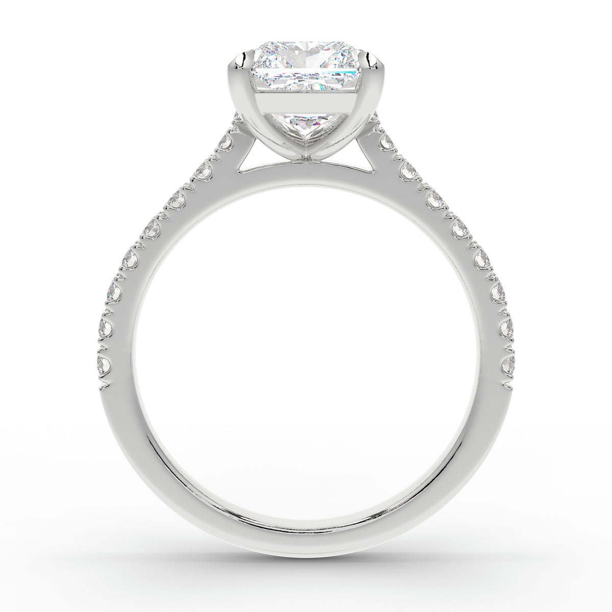 The Mira Pave | Radiant Cut