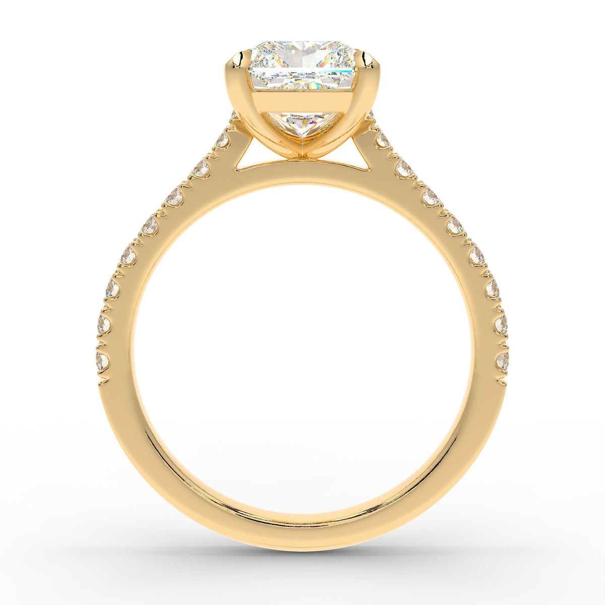 The Mira Pave | Radiant Cut
