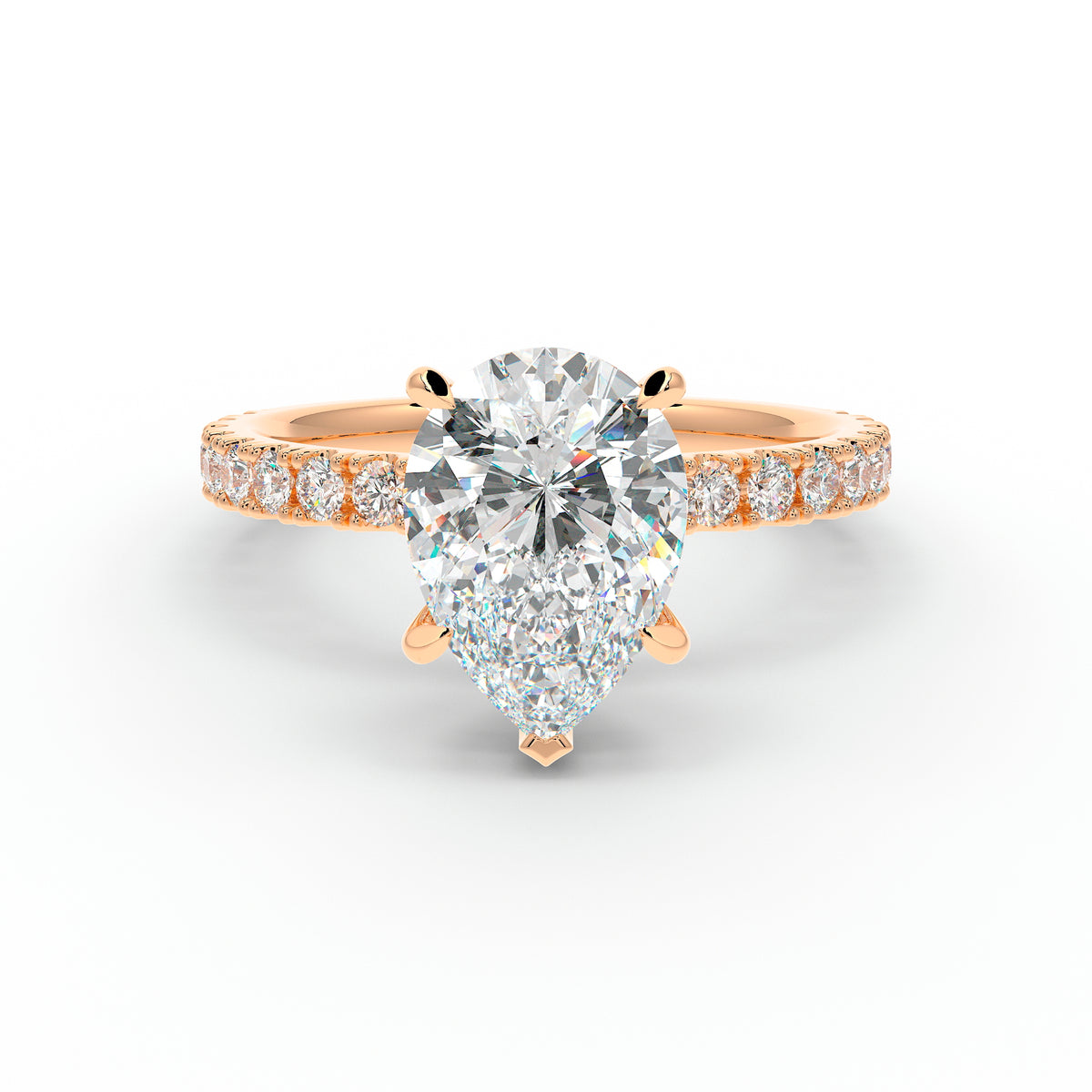 The Nova Pave | Pear Cut