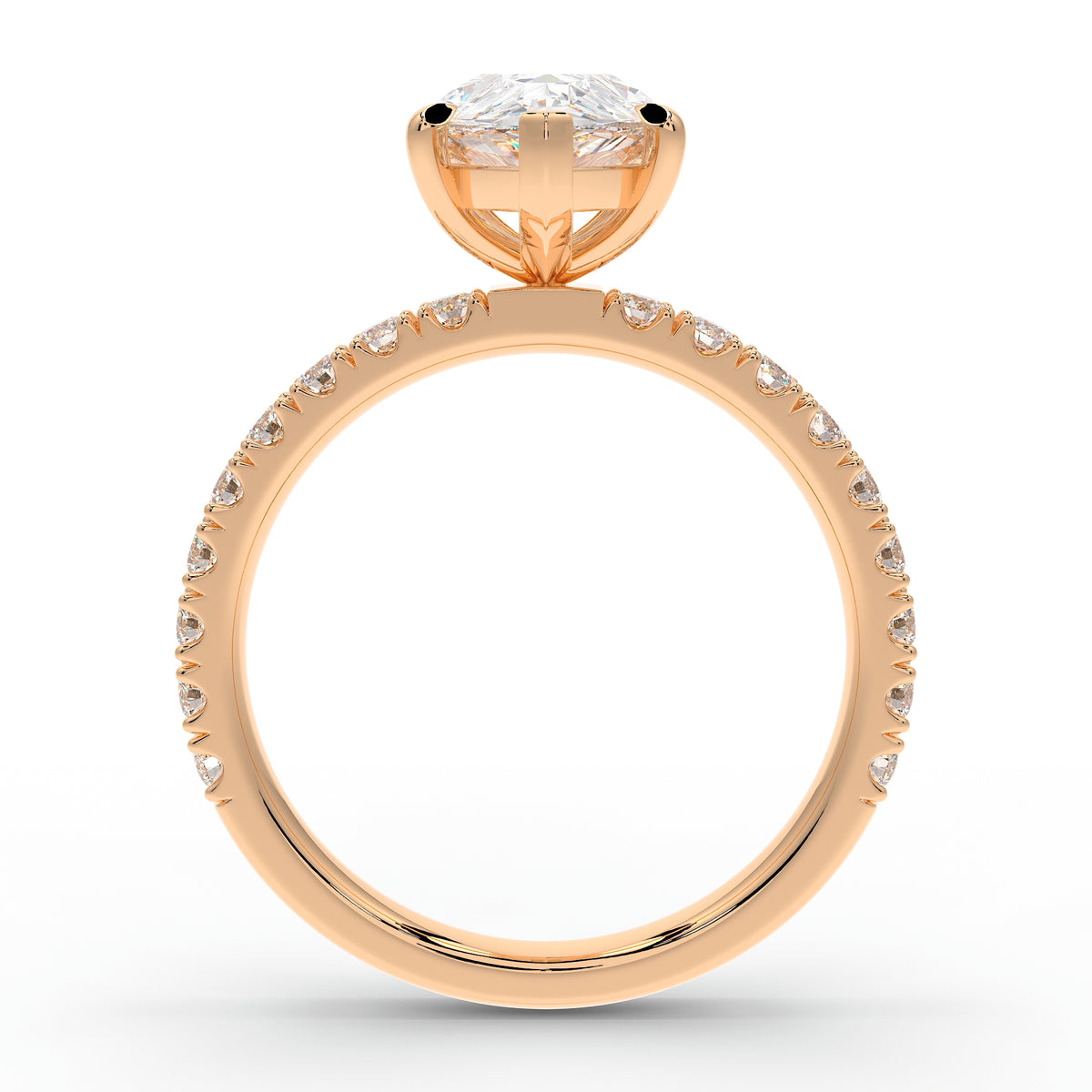 The Nova Pave | Pear Cut