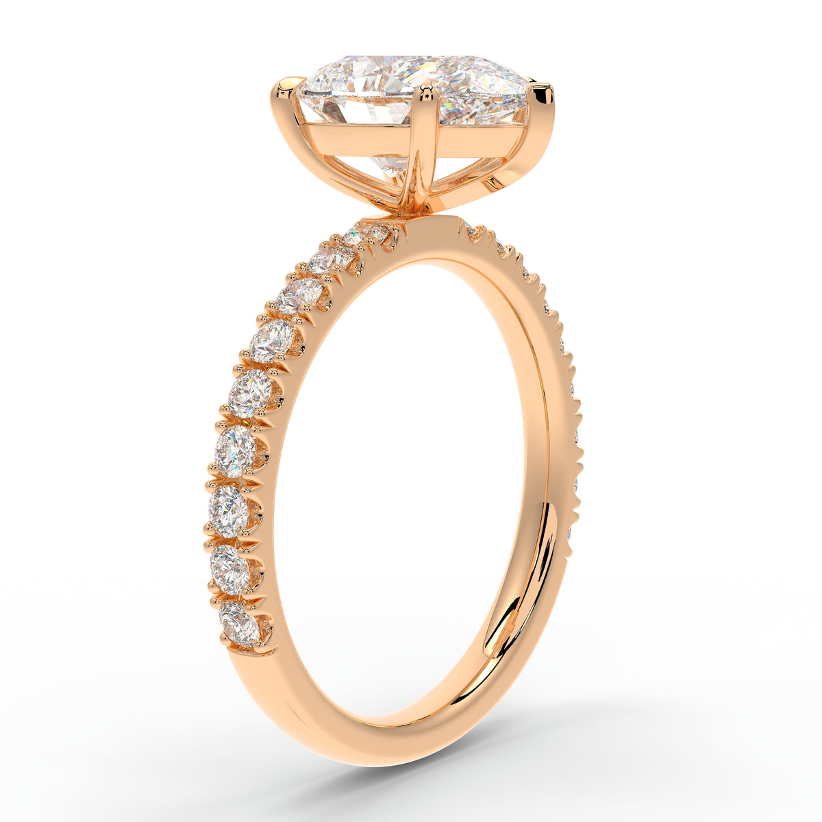 The Nova Pave | Pear Cut