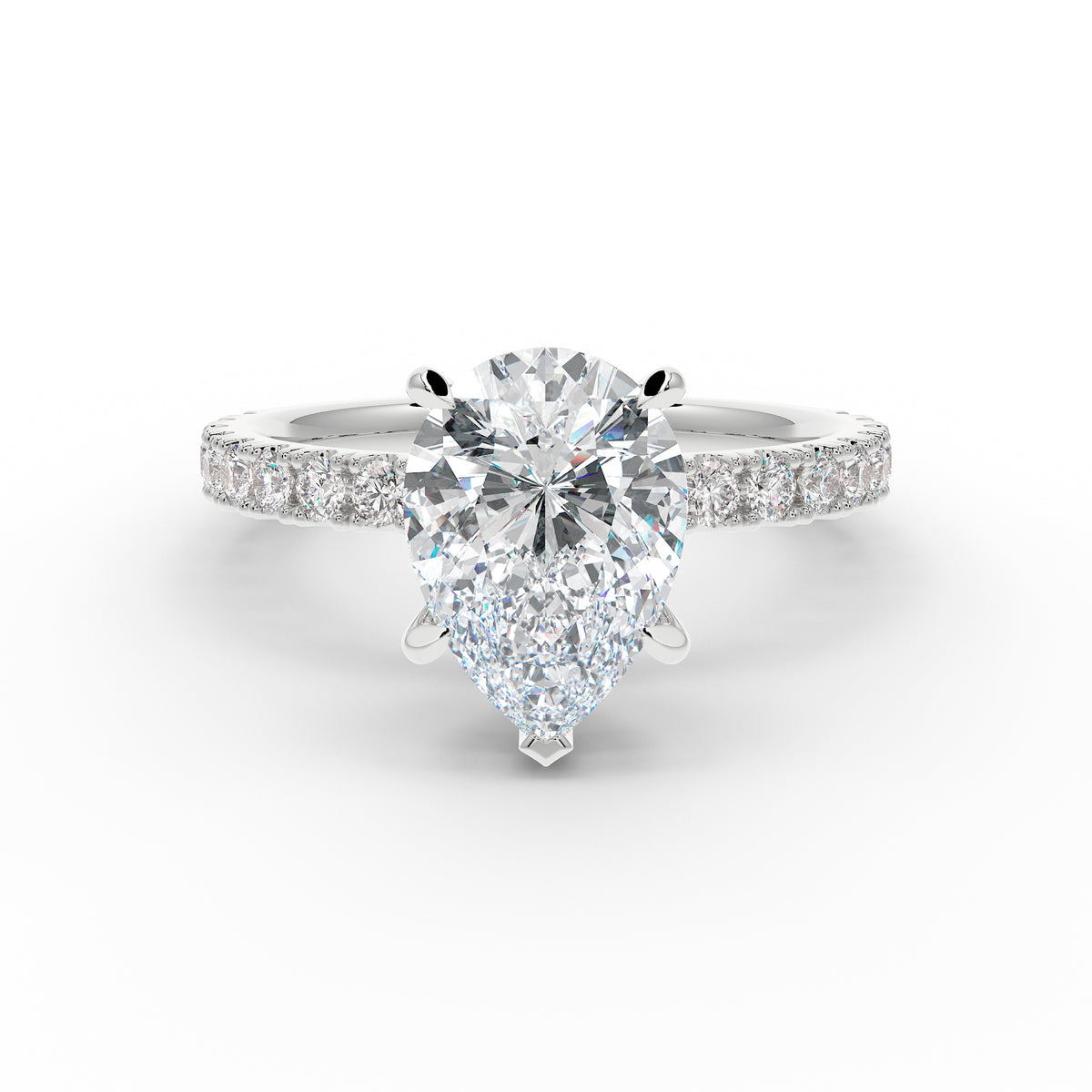 The Nova Pave | Pear Cut