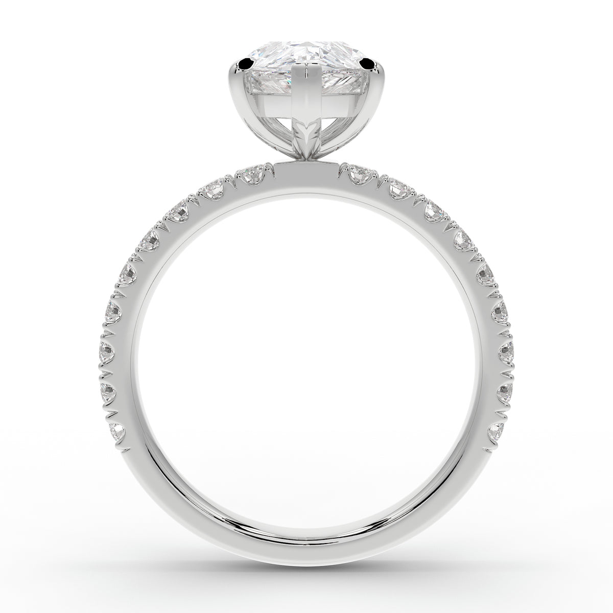 The Nova Pave | Pear Cut