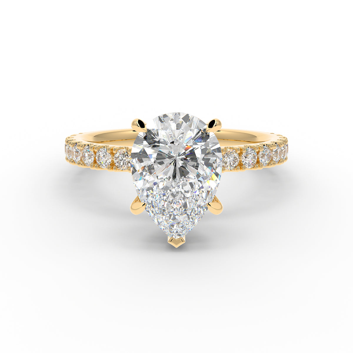 The Nova Pave | Pear Cut