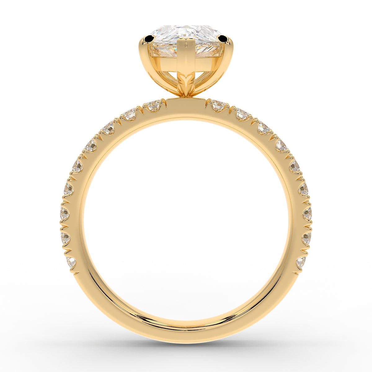 The Nova Pave | Pear Cut
