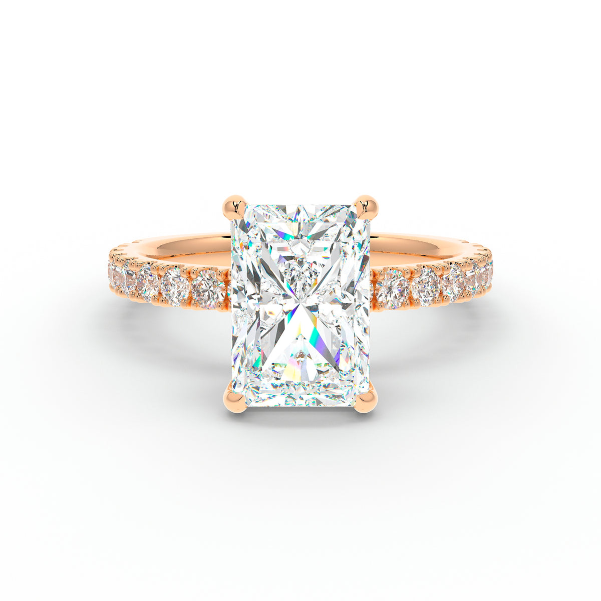 The Nova Pave | Radiant Cut