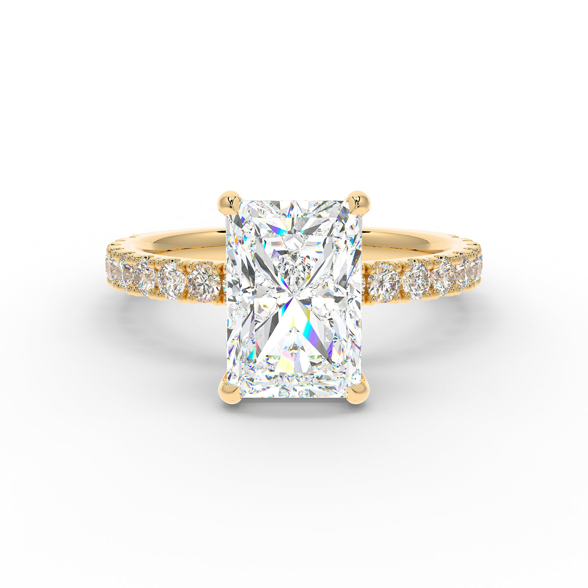 The Nova Pave | Radiant Cut