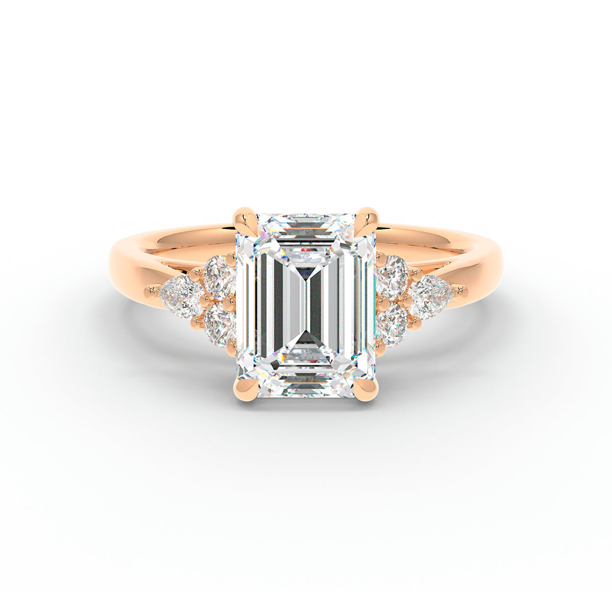 The Vesta Cluster | Emerald Cut