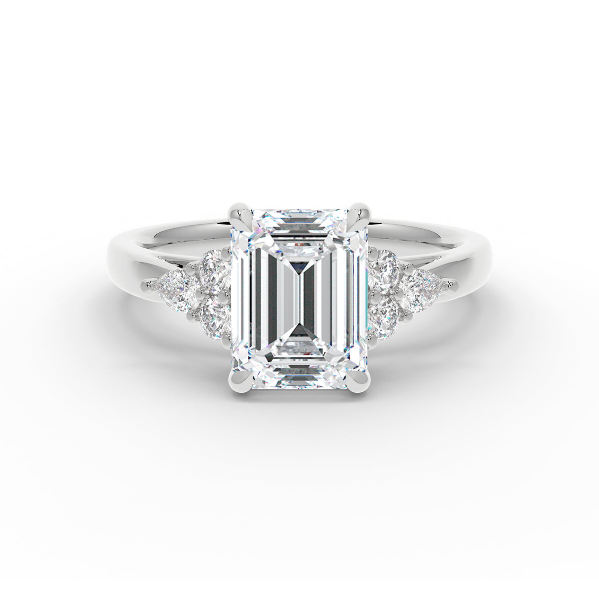 The Vesta Cluster | Emerald Cut
