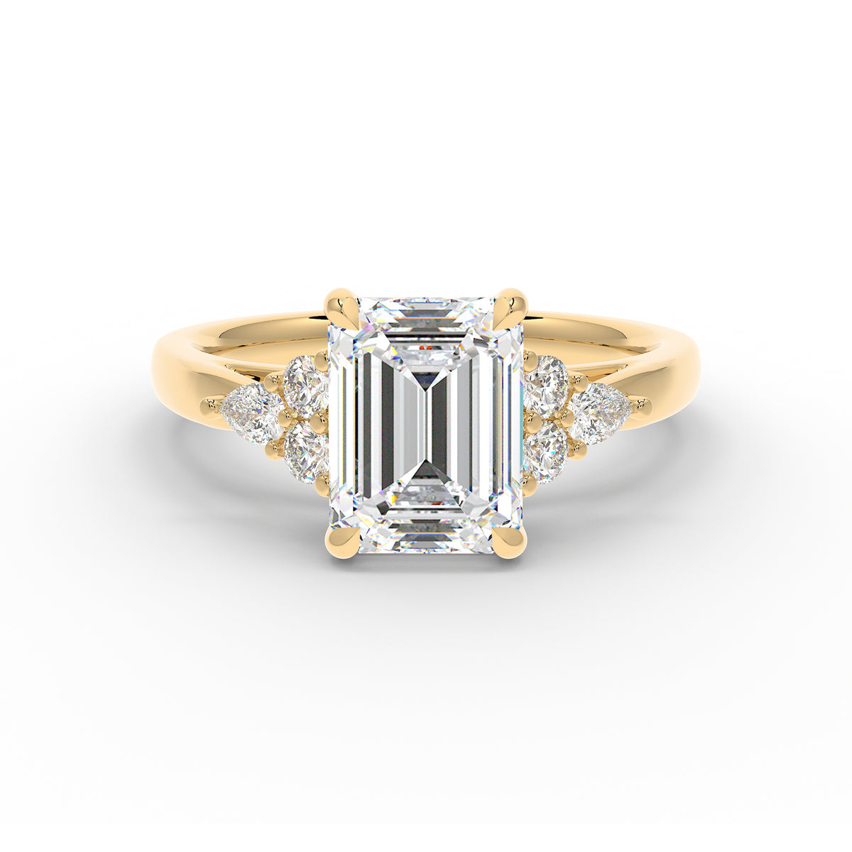 The Vesta Cluster | Emerald Cut