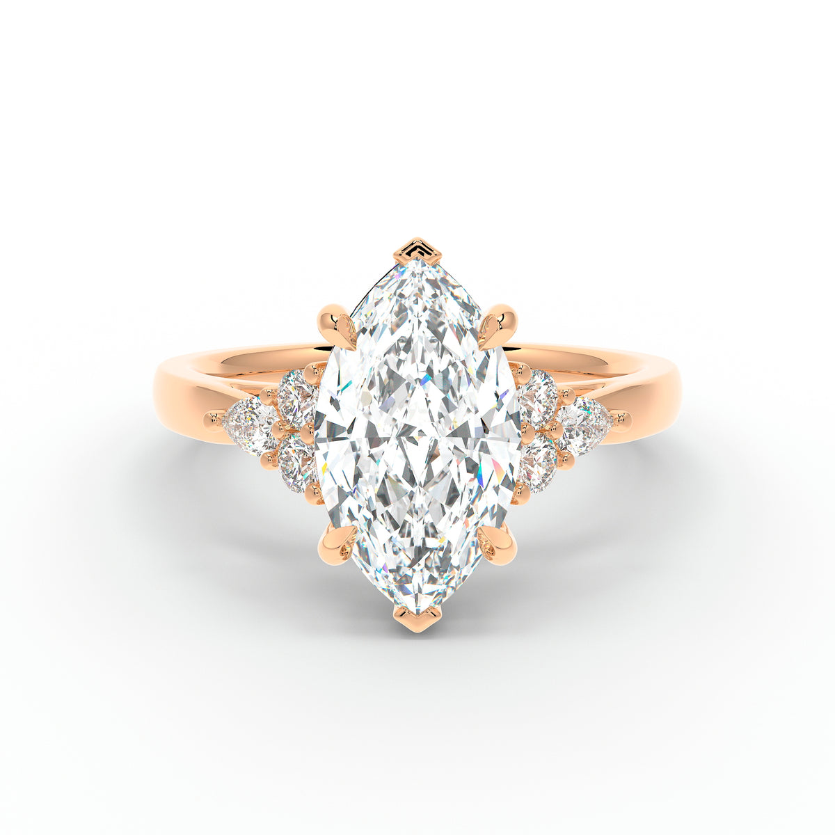 The Vesta Cluster | Marquise Cut