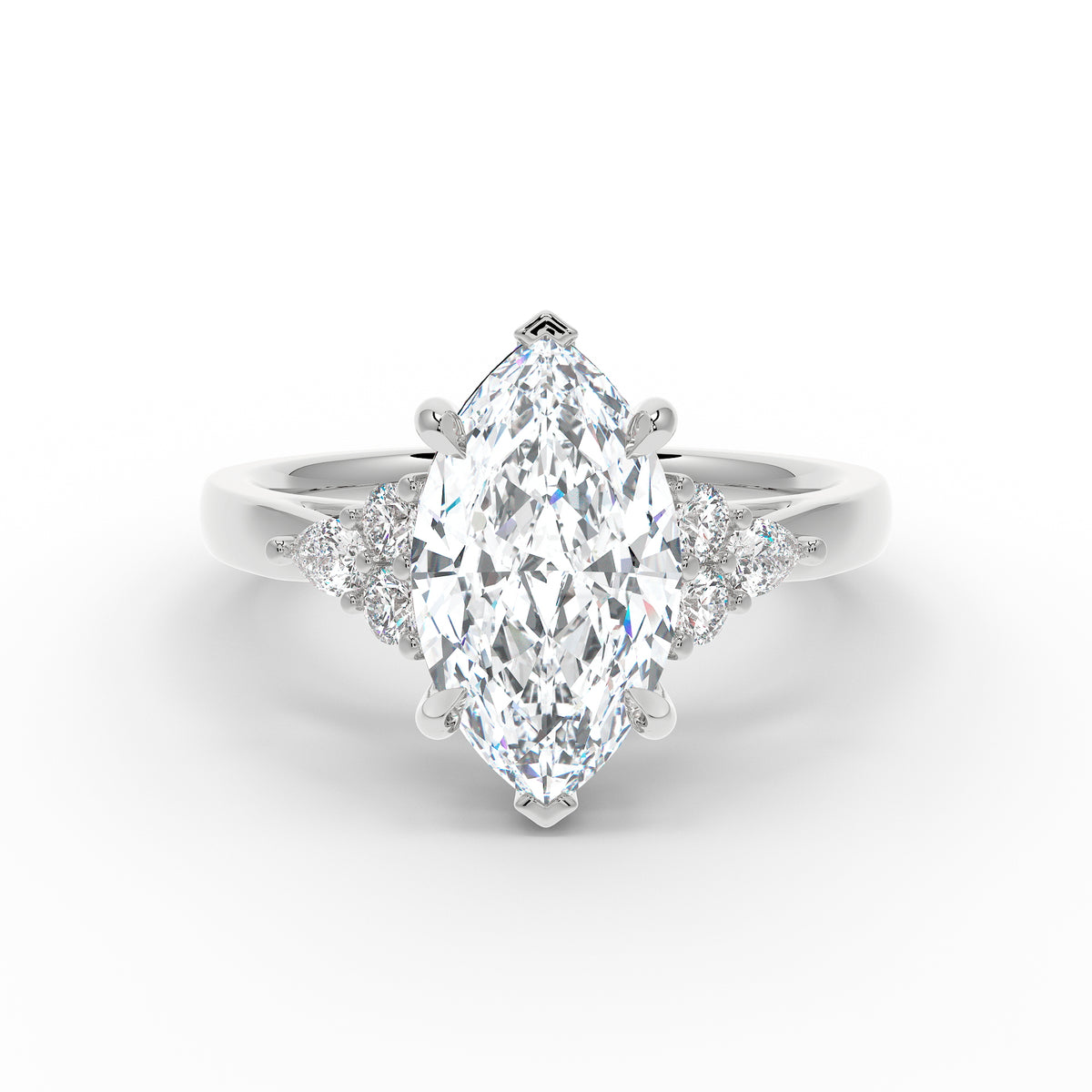 The Vesta Cluster | Marquise Cut