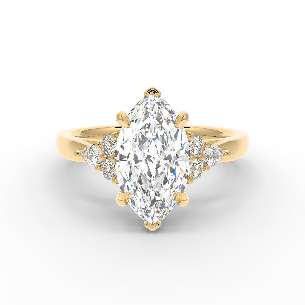 The Vesta Cluster | Marquise Cut