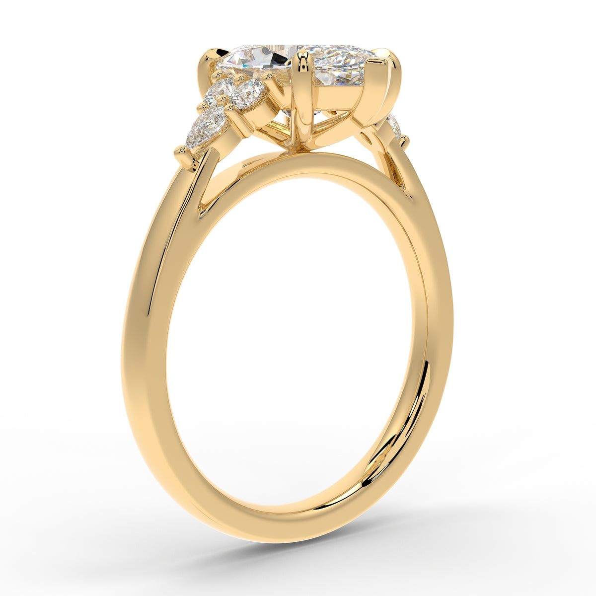 The Vesta Cluster | Marquise Cut