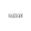 Radiant Diamond Eternity Ring In Platinum