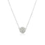 Mini Diamond Coin Necklace