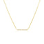 Mini Diamond Bar Necklace