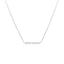 Mini Diamond Bar Necklace