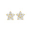 Daisy Diamond Studs In 18k Yellow Gold