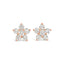 Daisy Diamond Studs In 18k Rose Gold