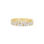 Round & Marquise Diamond Band in 18k Yellow Gold