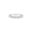 Scallop Diamond Band 2.2mm in Platinum