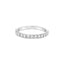 French Cut Diamond Band 2.2mm in Platinum