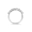 Radiant Diamond Eternity Ring In Platinum