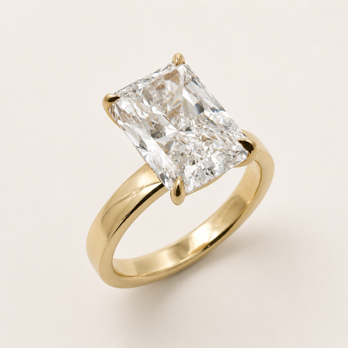 4.10ct Radiant Floating Cigar
