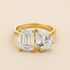 Toi et Moi  | 1.51 Pear and 2.00 Emerald Lab Diamond