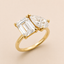 Toi et Moi  | 1.51 Pear and 2.00 Emerald Lab Diamond