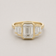 5 Stones Bezel | 2.52 Emerald Lab Diamond