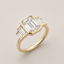 5 Stones Bezel | 2.52 Emerald Lab Diamond