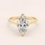 MIRA CATHEDRA · PETALIS™ | 1.62 Marquise Lab Diamond with Diamond Petals